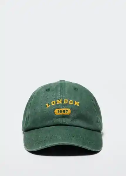 Gorra London Khaki Talla 99 Niños Mango