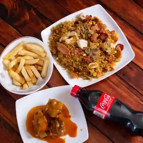 Combo Costilla Bbq Mediano (4-5P)