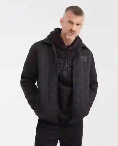 Chaqueta Double Face Negro Sombrio Ultraoscuro Talla M Chevignon