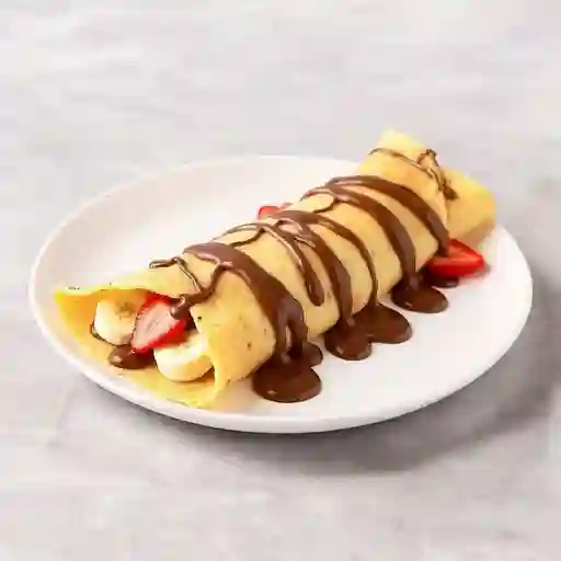 Nutella Banano Y Fresa (Sin Queso)