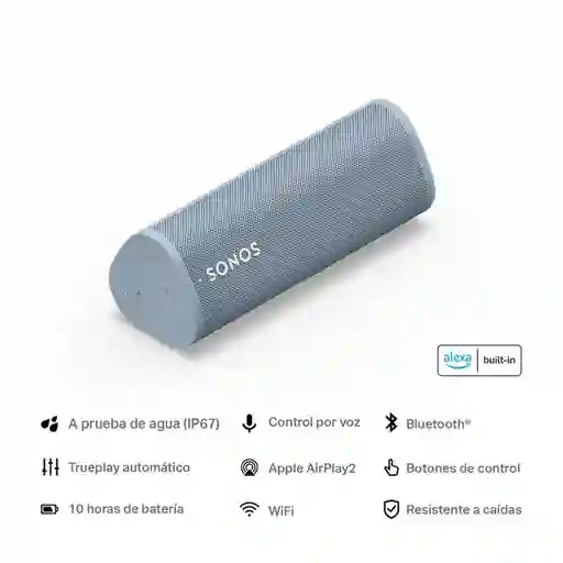 Sonos Parlante Roam/portable Bluetooth Wave