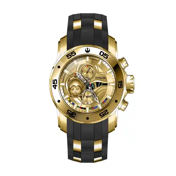 Invicta Reloj Hombre Oro Negro Inv32529