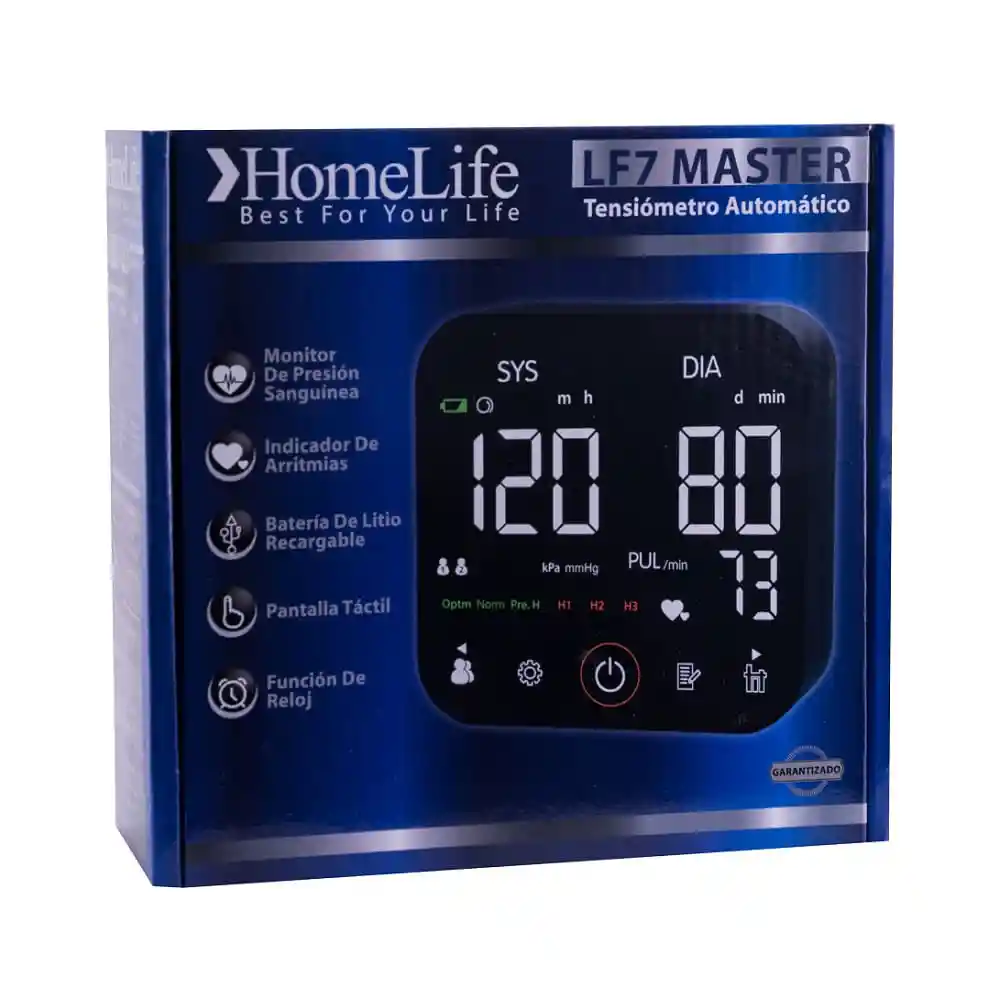 Homelife Tensiómetro Recargable De Brazo Lf7 Master