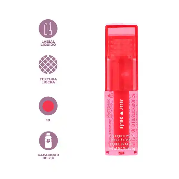 Labial Jelly Líquido 10 Miniso