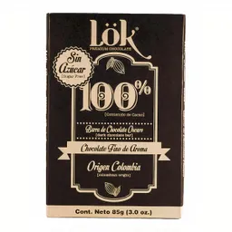Lok Barra de Chocolate 100% Cacao