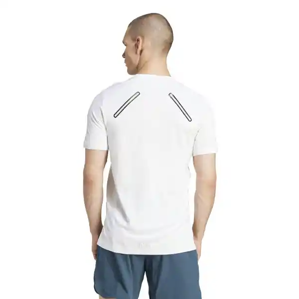 Adidas Camiseta Hiit Elv Tee Hombre Blanco Talla M IM1106