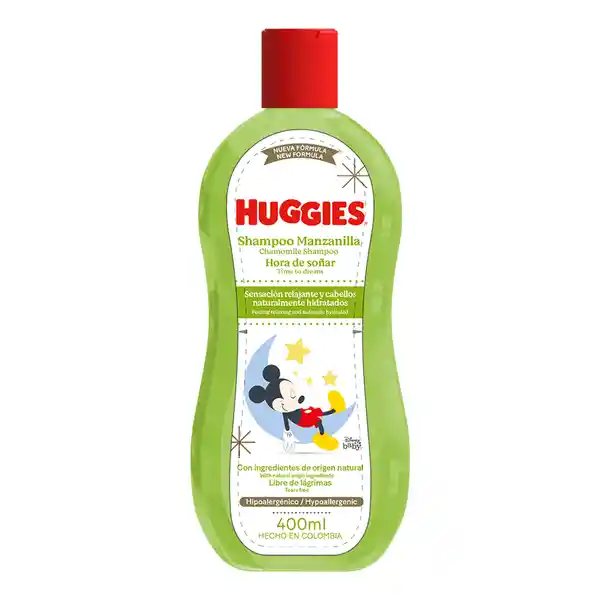 Huggies Shampoo Hora de Soñar Manzana