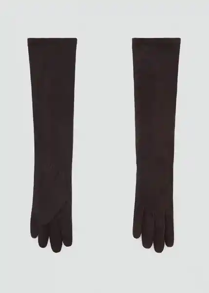 Guantes Gildas Chocolate Talla M Mujer Mango