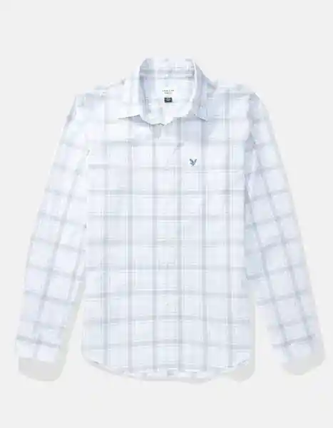 Camisa Hombre Blanco Talla: LARGE 2722196 American Eagle