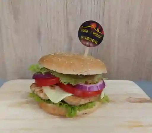 Hamburguesa clásica de pollo