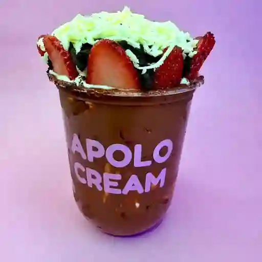 Fresas con crema 16 oz