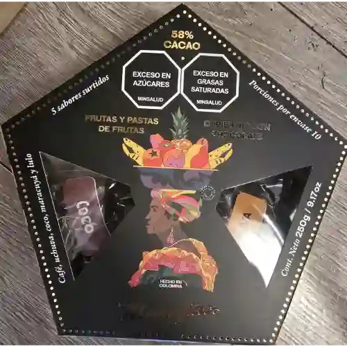 Frutas y Pastas Cubiertas con Chocolate