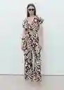 Enterizo Mono Merci Marrón Talla XL Mujer Mango