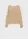 Jersey Rosa Camel Talla XS  Mujer Mango