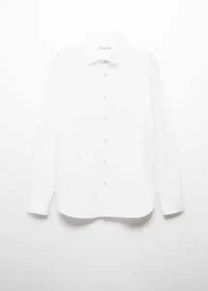 Camisa Arezza Blanco Talla XS Hombre Mango