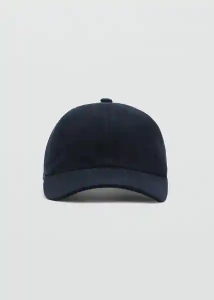 Gorra Lana Navy Talla 99 Hombre Mango