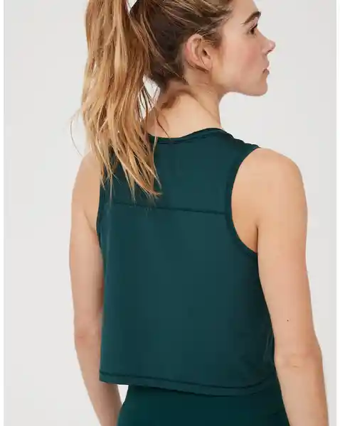 Camiseta Aerie Verde Talla LARGE American Eagle