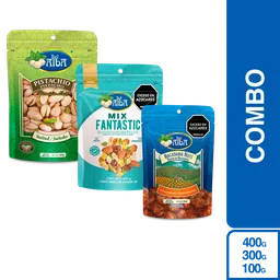 Combo Día Madre Del Alba Pistacho + Fruto Seco + Nuez Macadamia