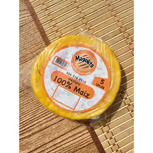 Arepa Mediana Amarilla X5