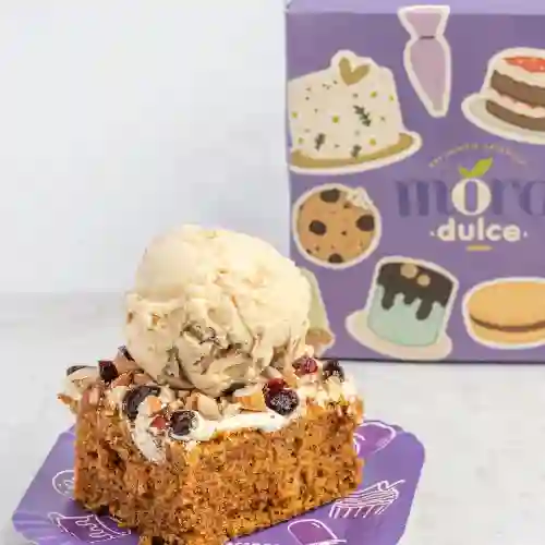 Minicake de Zanahoria y Helado