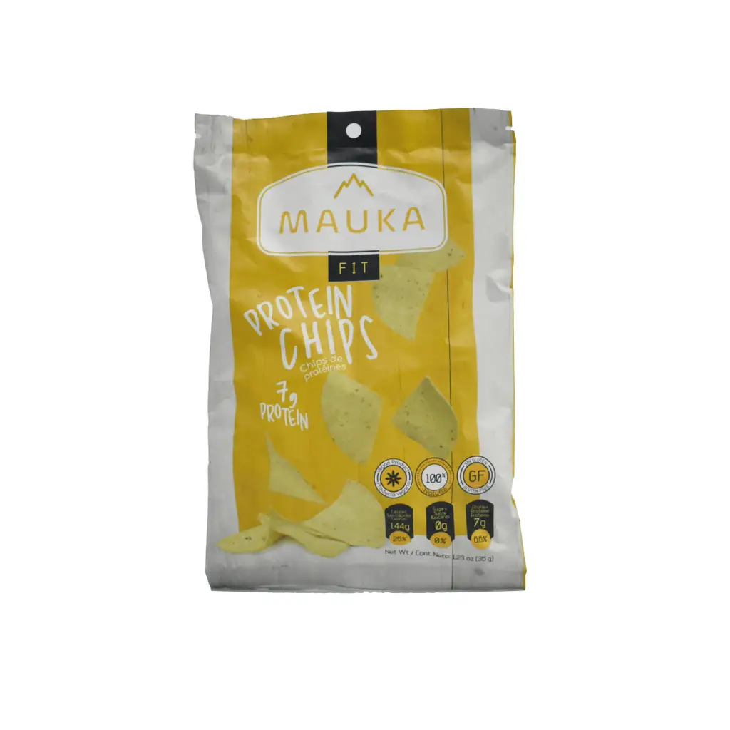 Mauka Fit Snack de Chips de Proteína