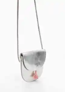 Bolso Silver Plata Talla 99 Niñas Mango