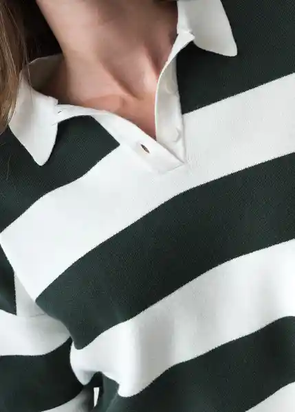 Tejido Mujer Verde Hidai Ultraoscuro Talla L 483G060 Naf Naf