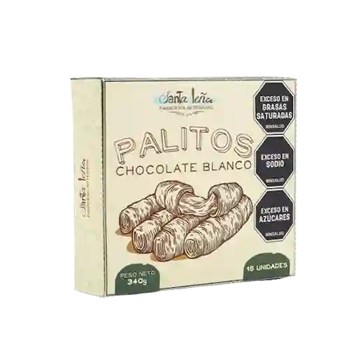 Santa Leña Palito Mini Chocolate Blanco