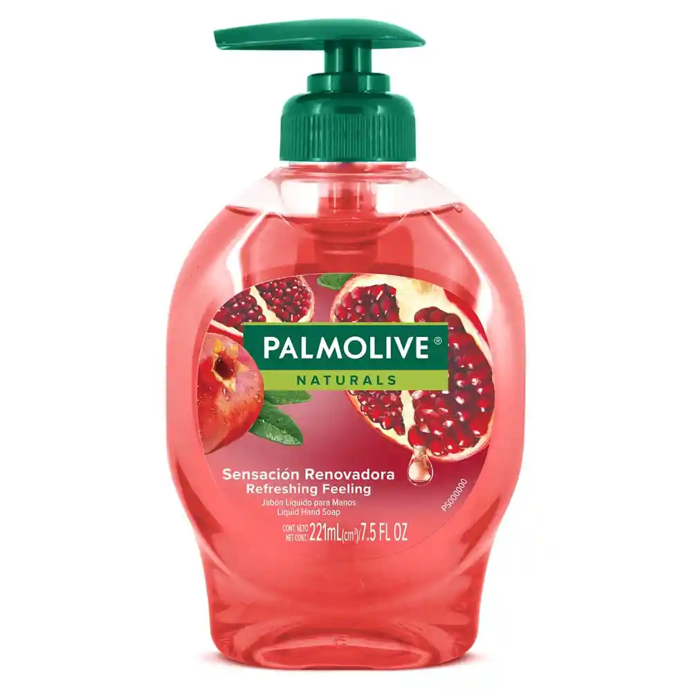 Palmolive Naturals Jabón Líquido para Manos Granada  Sensación Renovadora 