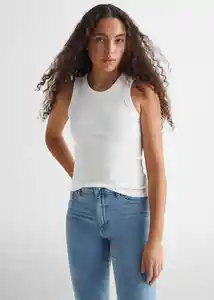 Camiseta Swim Blanco Talla 19 Teen Niñas Mango