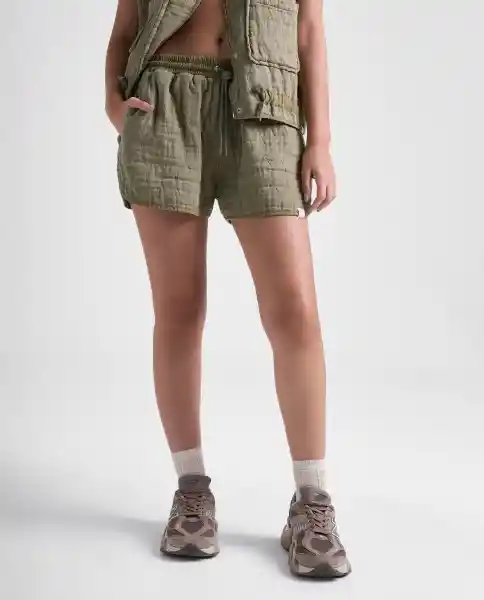 Bermuda Short Mujer Verde Talla 8 659G000_VER180627 Americanino