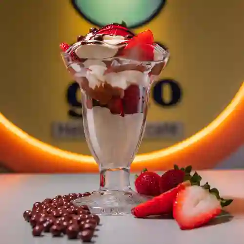 Fresas con Crema y Chocolate