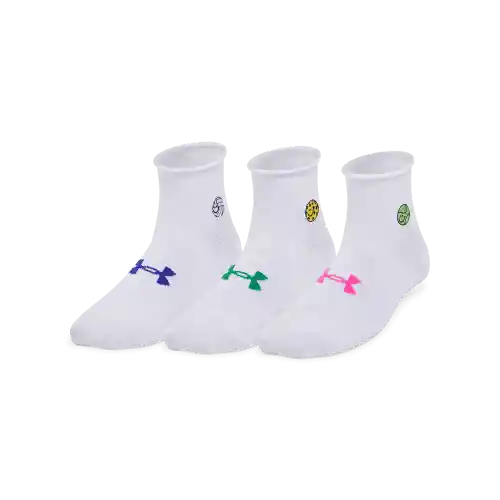 Under Armour Calcetines W Essential Nov Qtr Blanco Talla SM