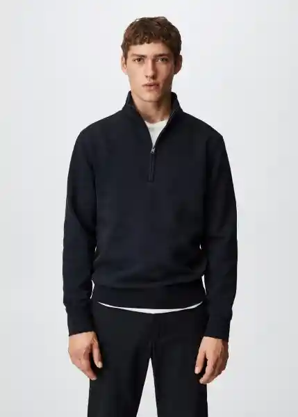 Sudadera Winny Navy Talla M Hombre Mango