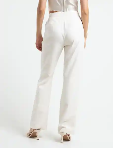 Pantalón Ginger Mujer Crudo Creme Claro T. 10 - 439E304 Naf Naf