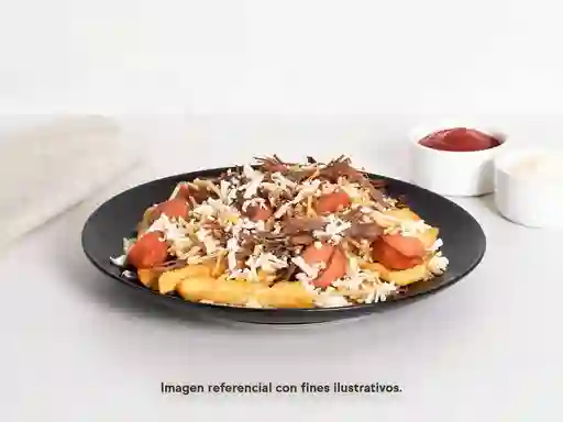 Salchipapa de Carne