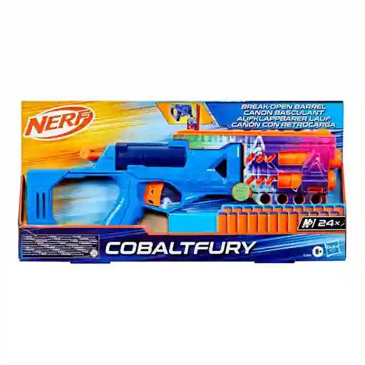 Nerf Juguete Lanzador Serie n Cobaltfury 24 Dardos