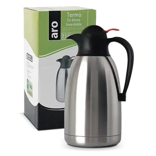 Aro Termo Acero Inoxidable Doble Pared 2 L