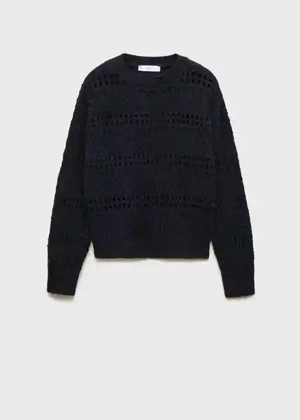 Saco Jersey Mariner Navy Talla S Mujer Mango