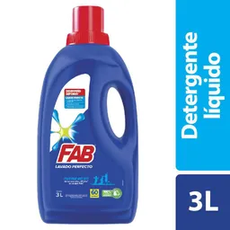 Detergente Liquido Fab Floral 3L