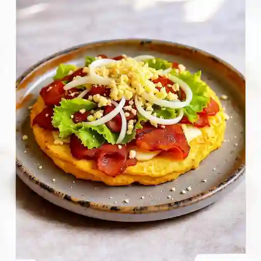 Patacon Con Chorizo