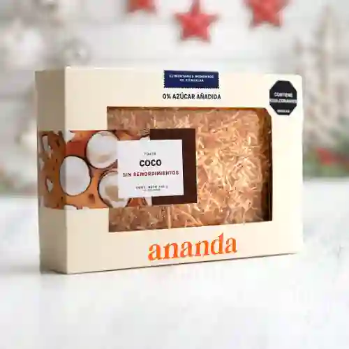 Torta de Coco Sin Azúcar Añadida