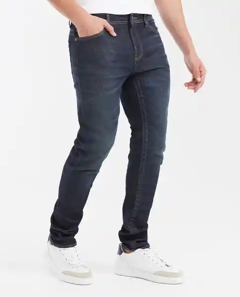 Jean Slim Fit- Famous Azul Dark Ultraoscuro T 32/32 Chevignon