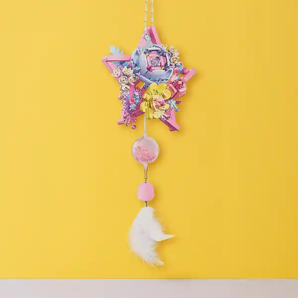 Set de Bloques Atrapasuenos Fantansy Rosa Serie Miniso