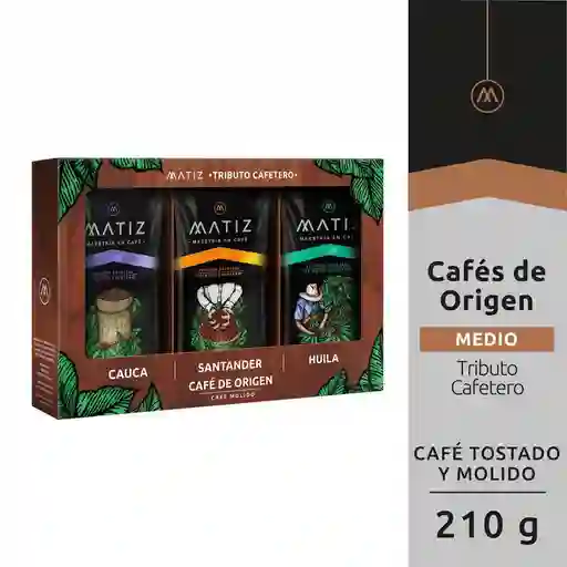 Matiz Café Tostado y Molido Tributo Cafetero