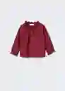 Blusa Greta Rojo Talla 67 Niñas Mango