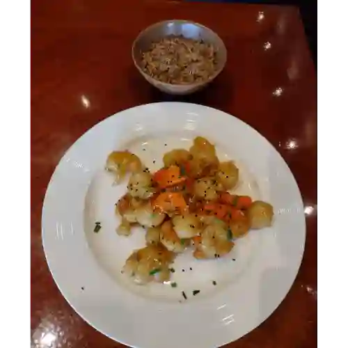 Camarones a la Naranja