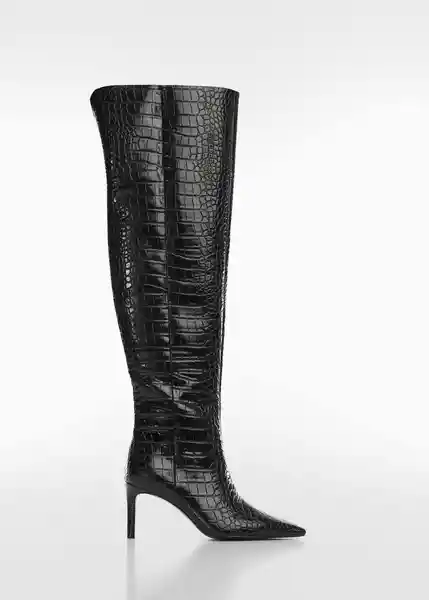 Botas Avatar Negro Talla 39 Mujer Mango