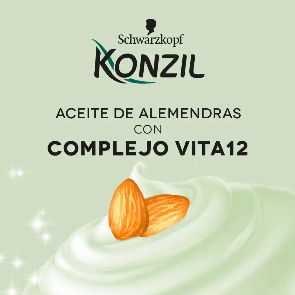 Konzil Kit Crema para Peinar Aceite de Almendras