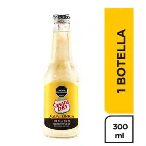 Canada Dry Agua Tónica Sin Calorías Vidrio